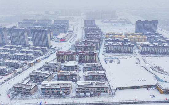 铁门关市迎今冬首场降雪 有效缓解干燥气候
